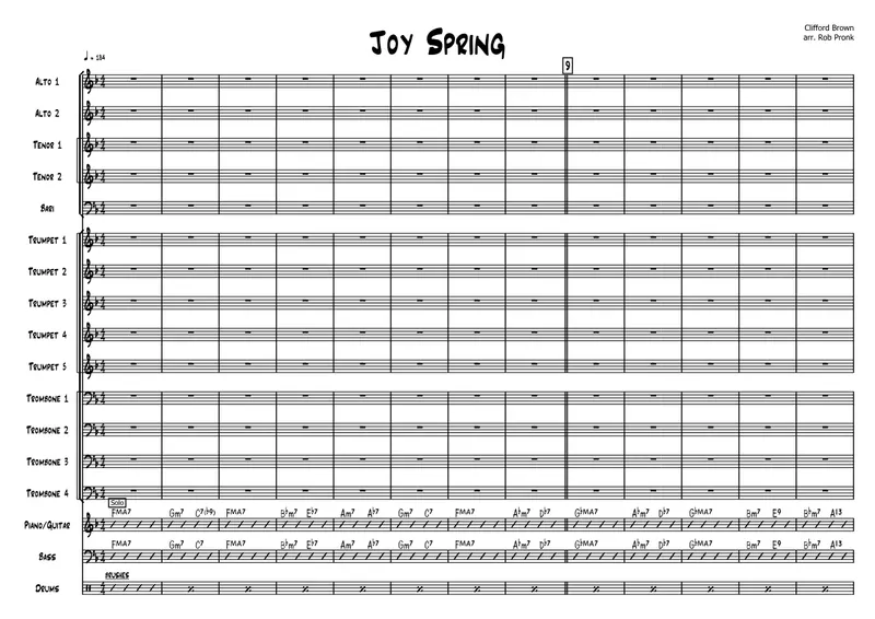 Joy Spring score preview