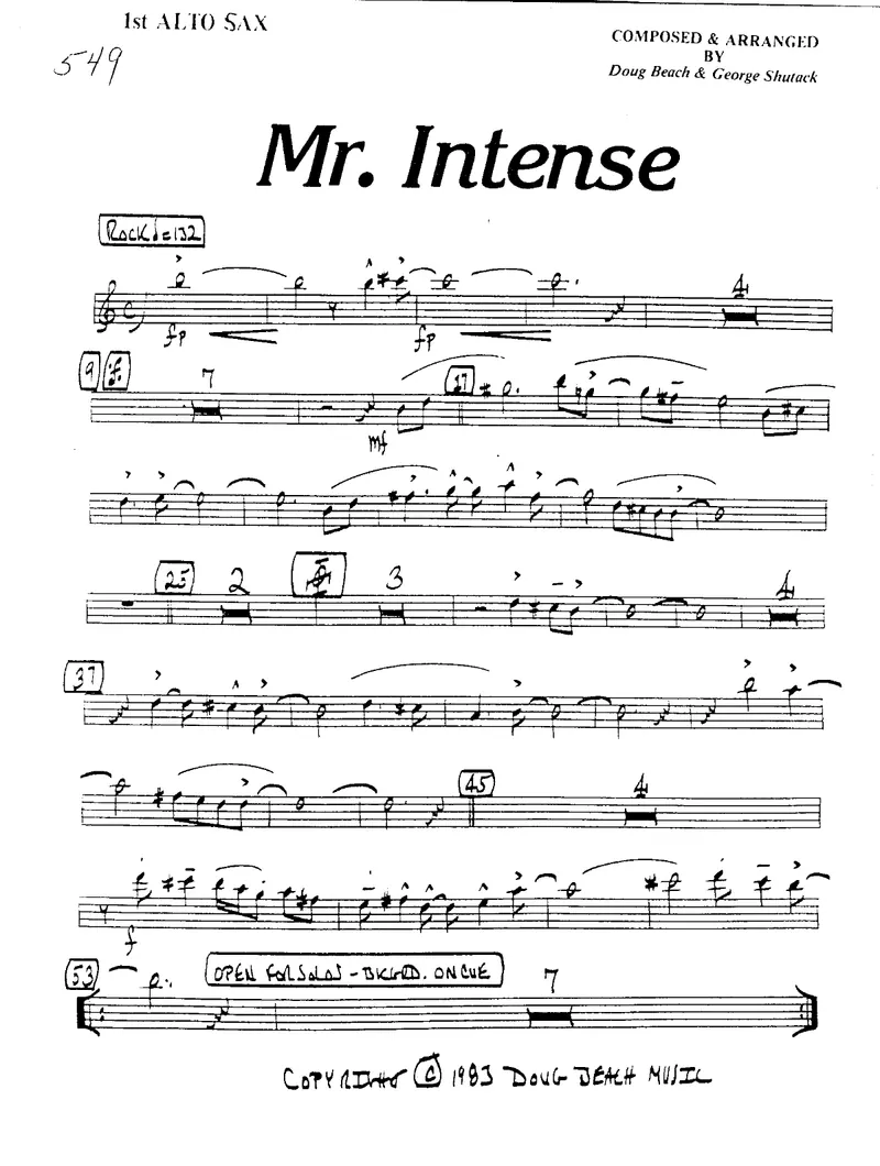 Mr.Intense score preview