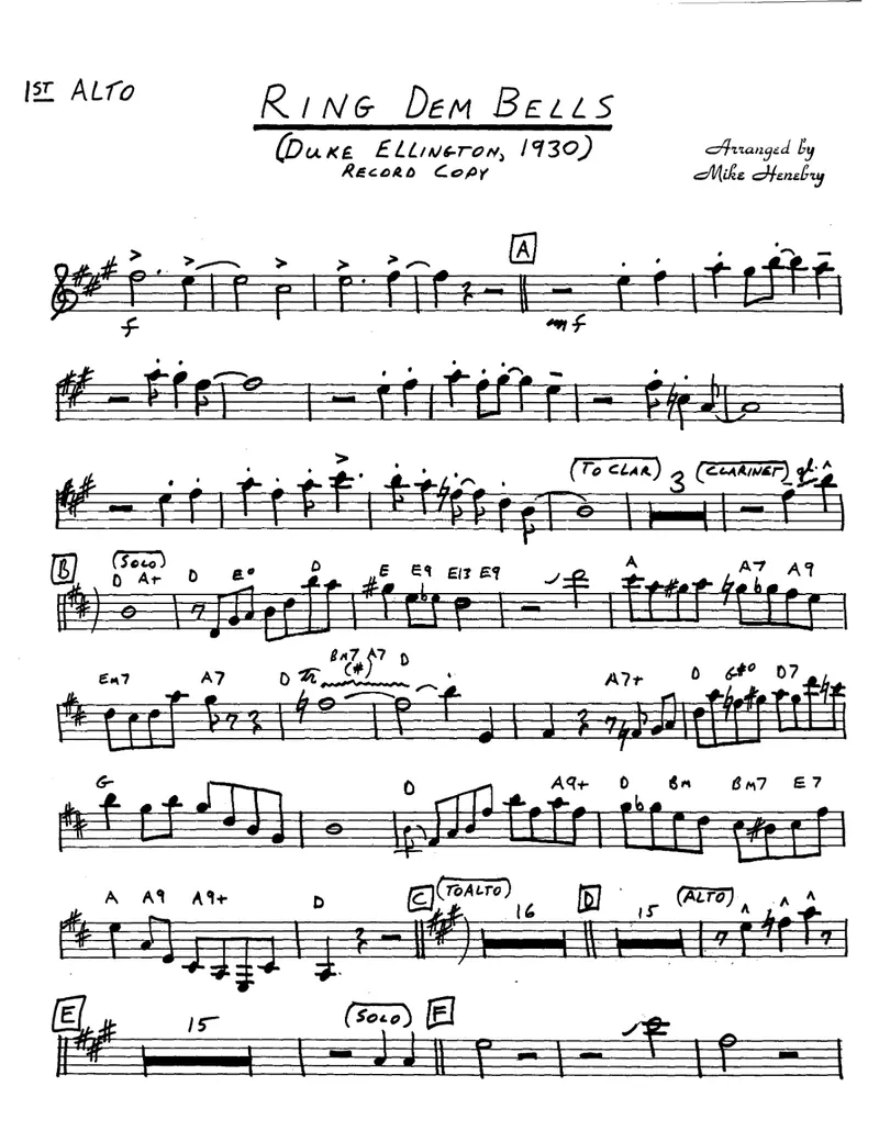 Ring Dem Bells score preview