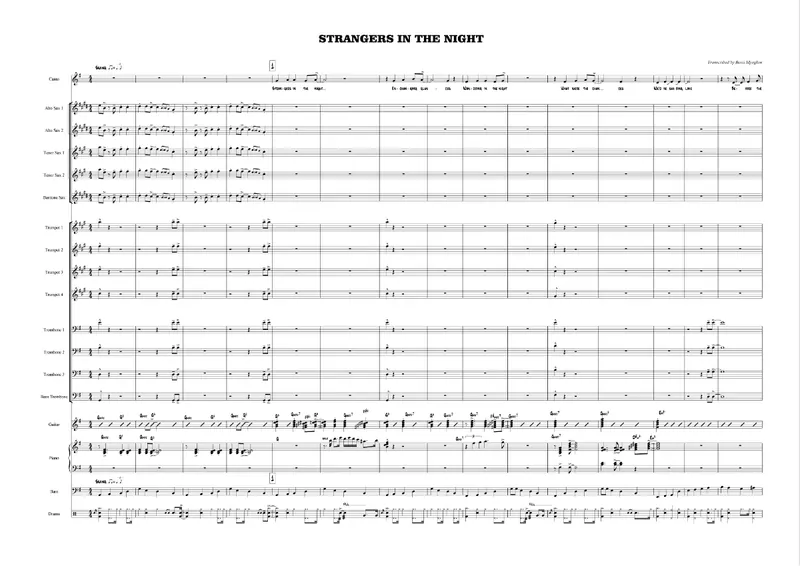 Strangers In The Night score preview