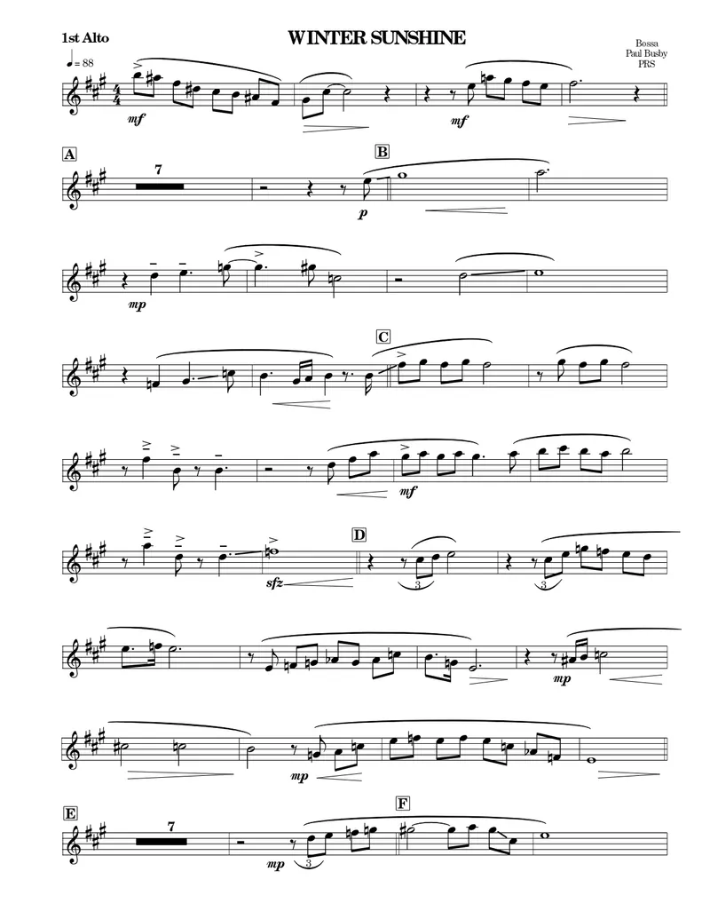 Winter Sunshine preview page 1