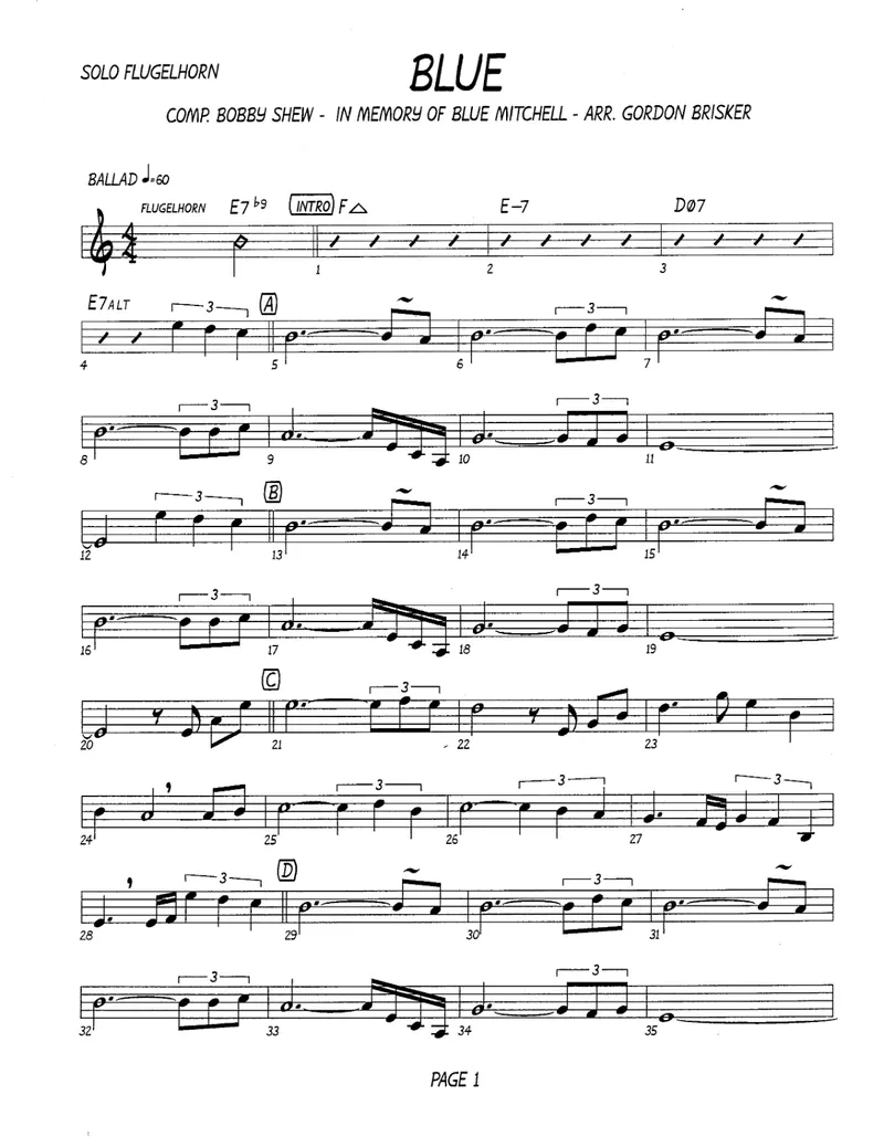 Blue score preview