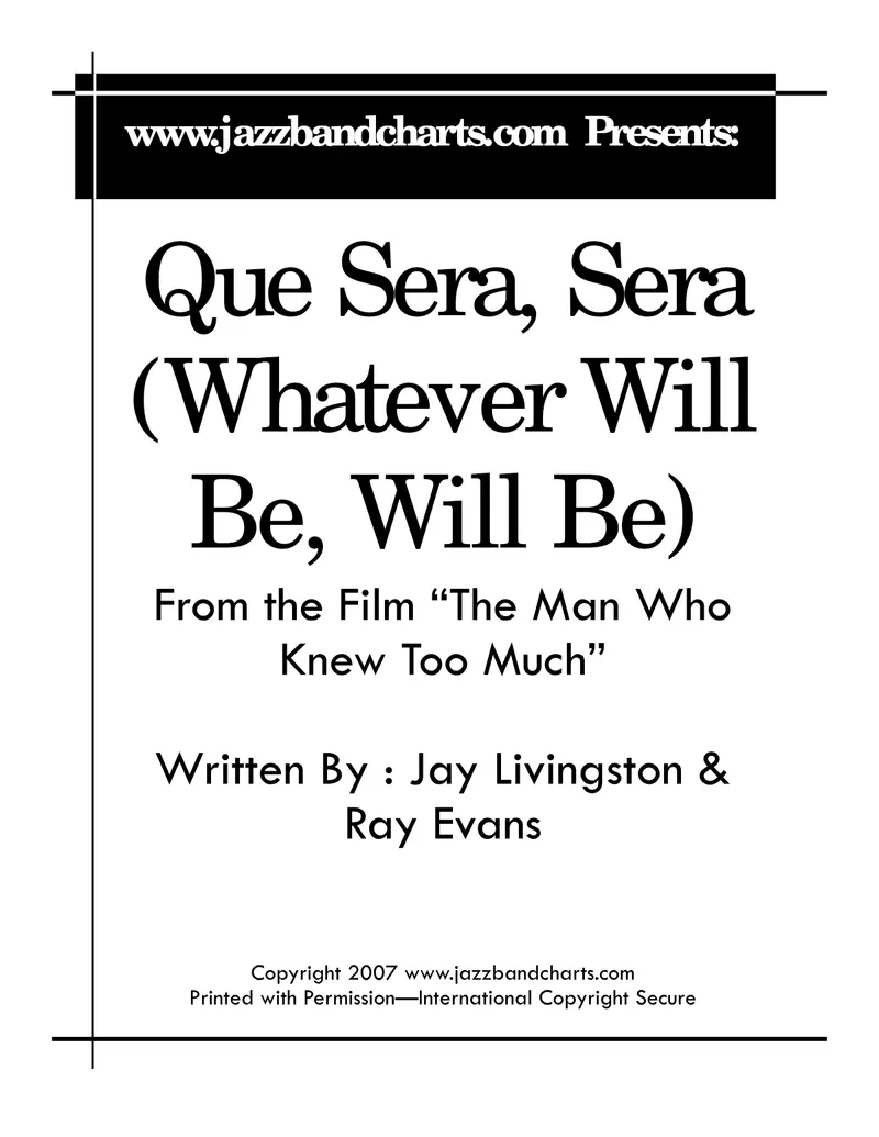 Whatever Will Be,Will Be preview page 1