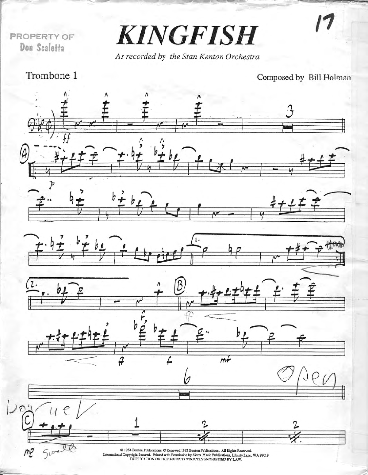 Kingfish score preview