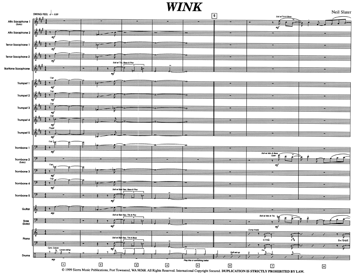 Wink score preview