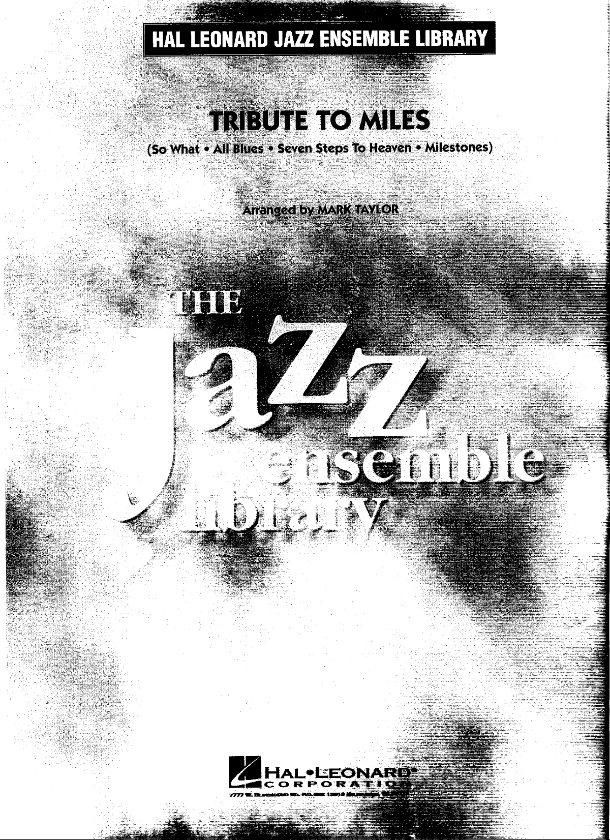Tribute To Miles score preview