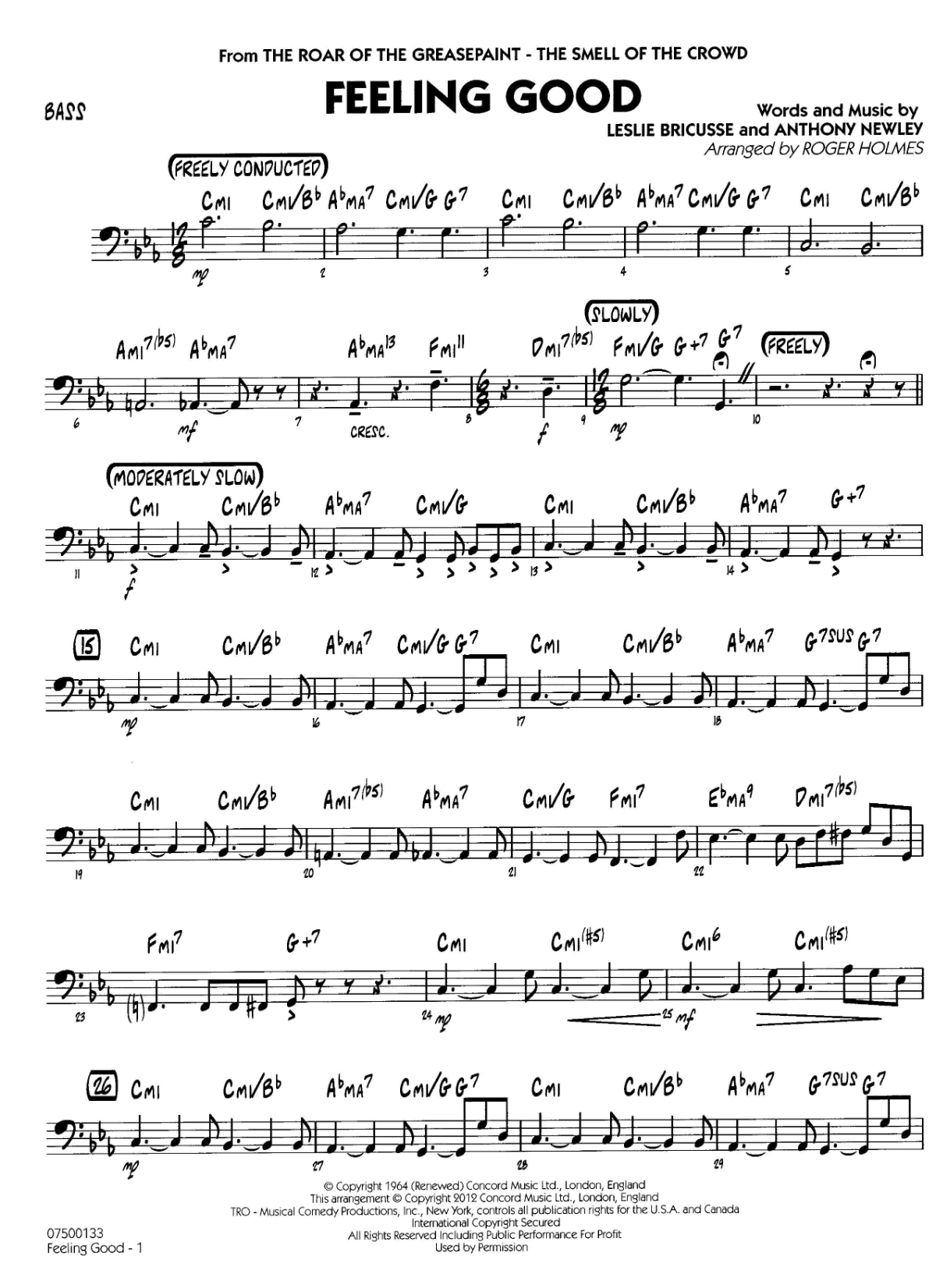 Feeling Good score preview