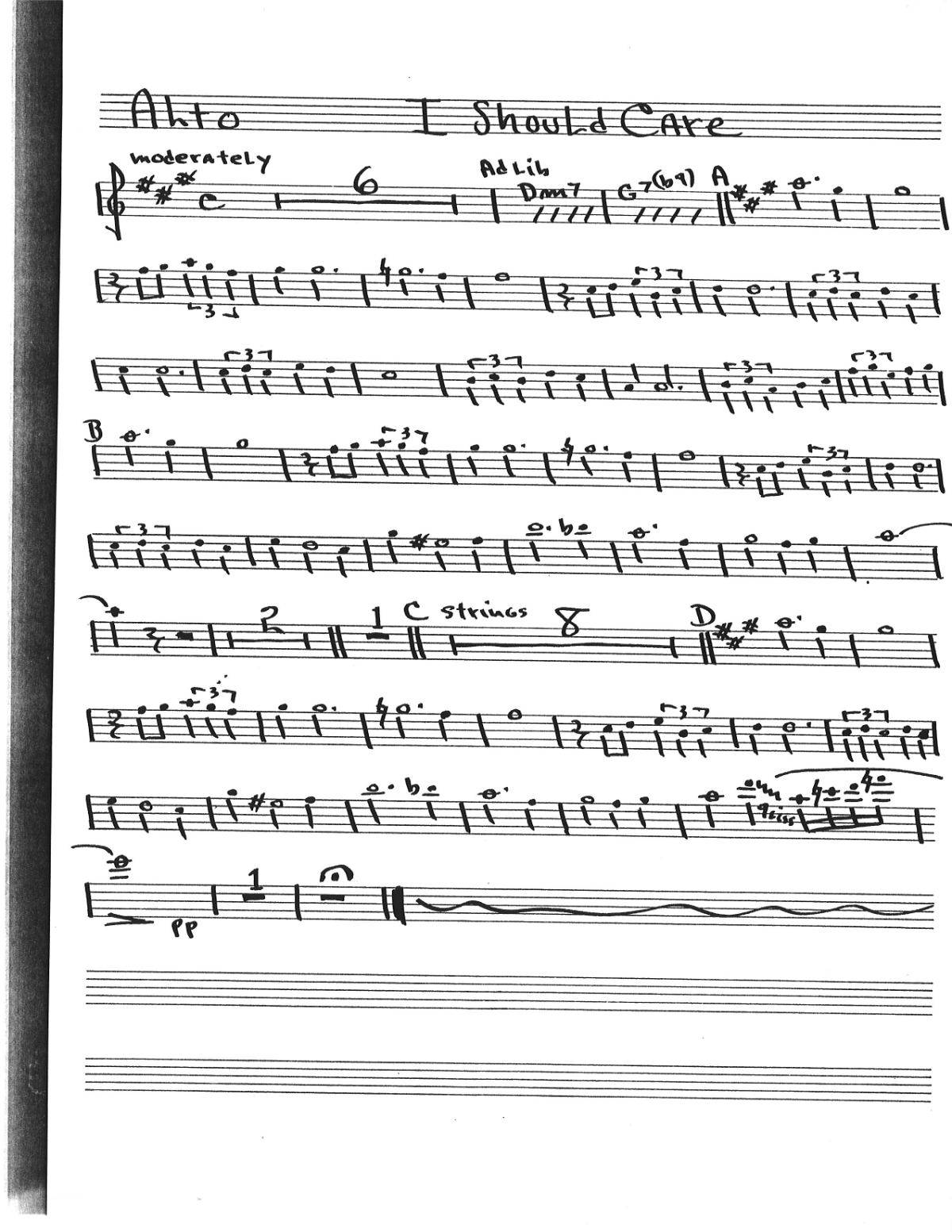 I Should Care score preview