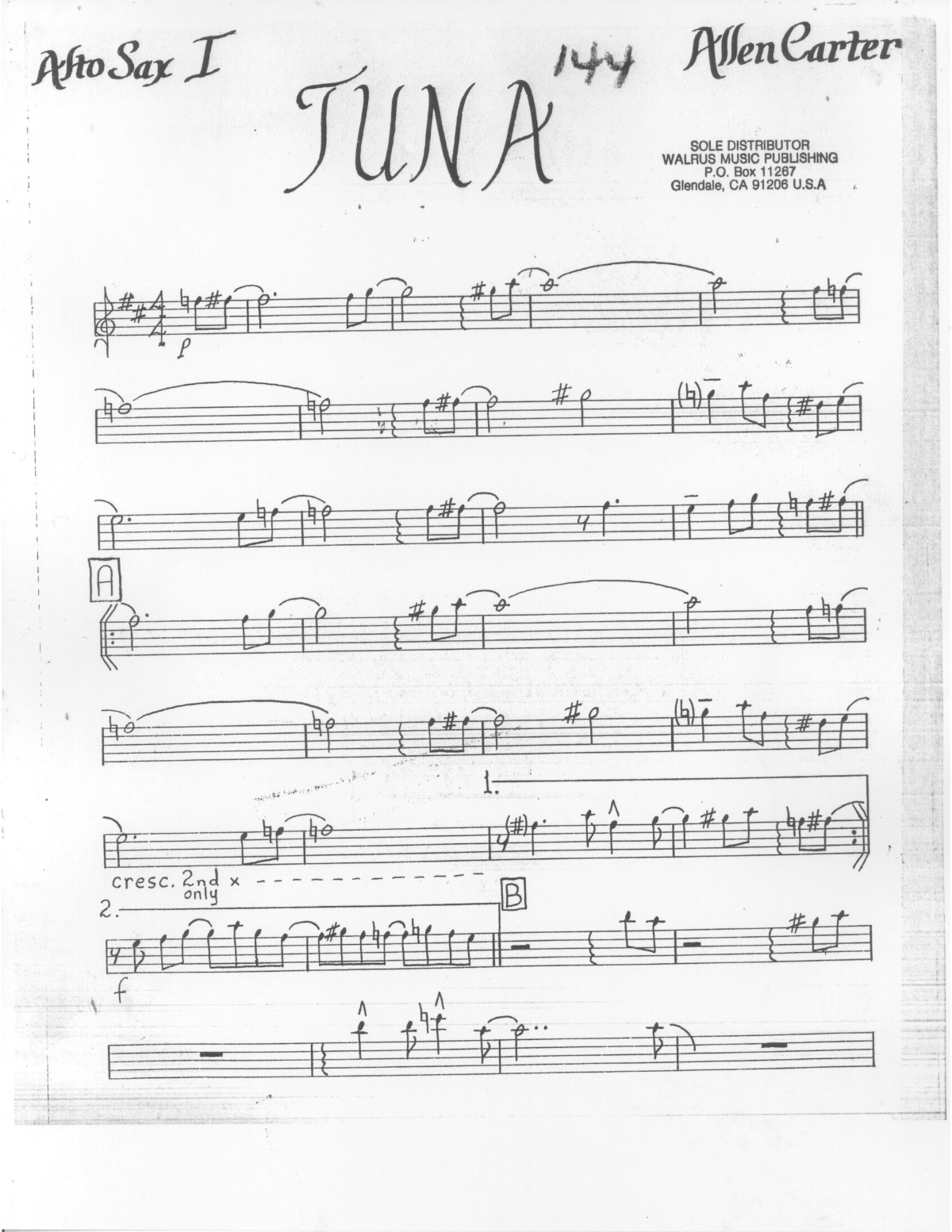 Tuna score preview