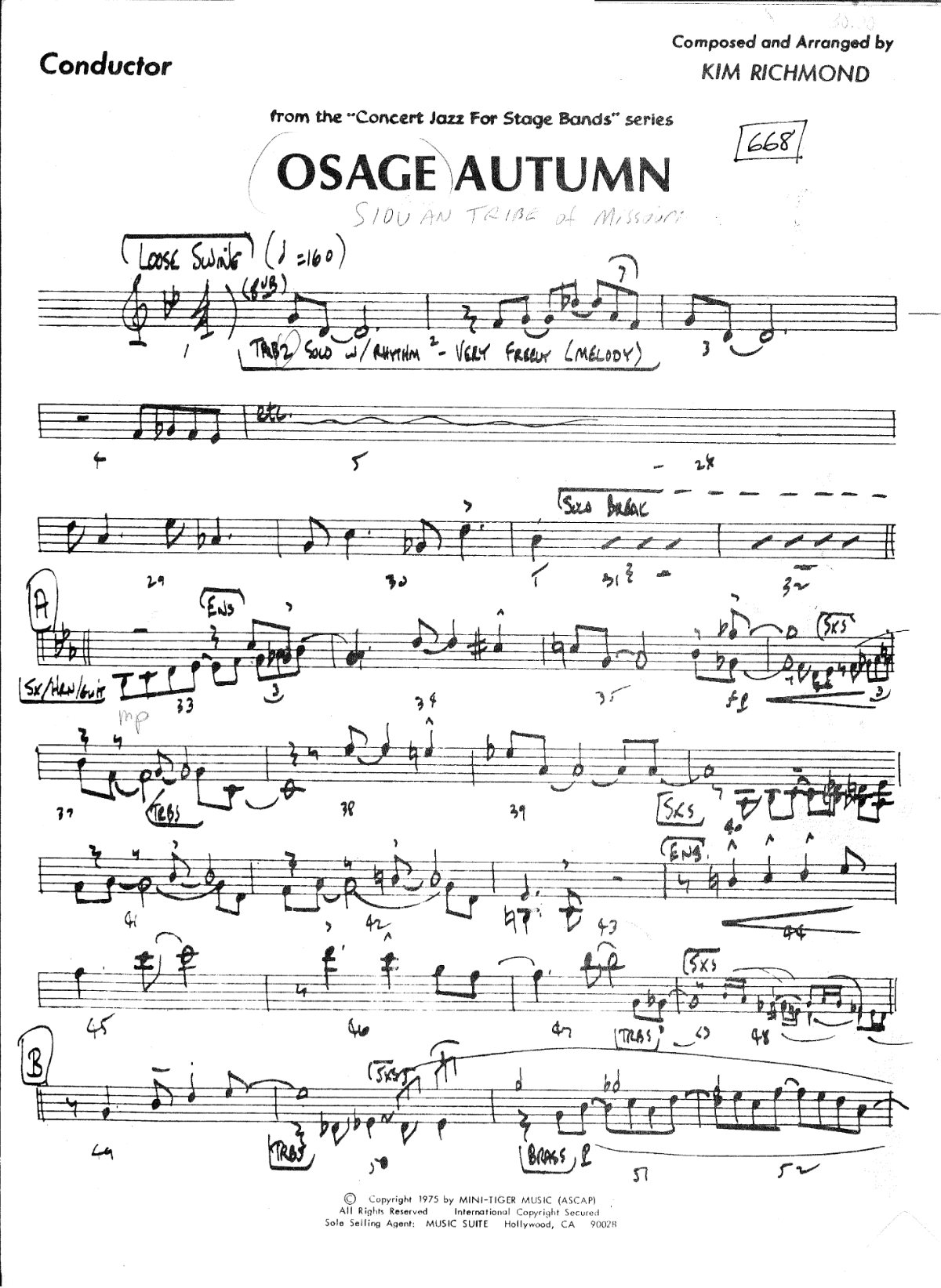 Osage Autumn score preview