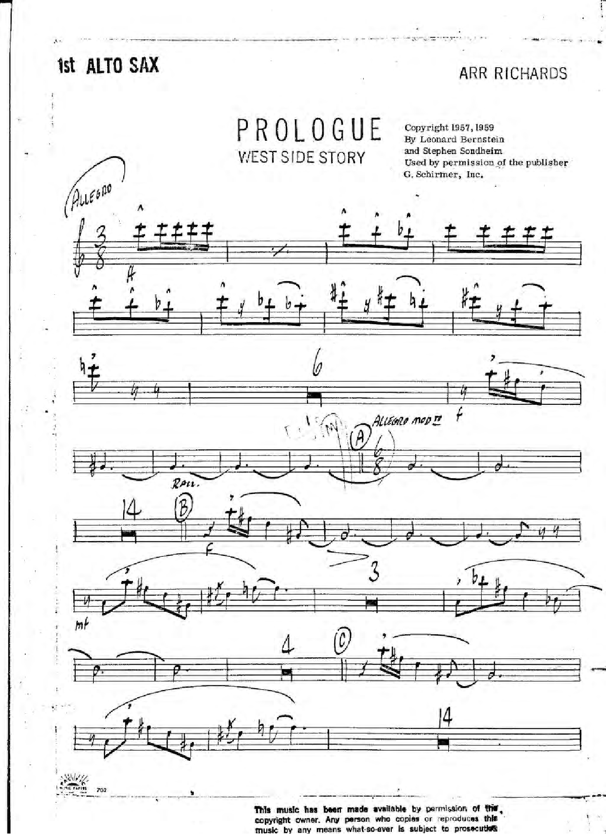 Prologue score preview