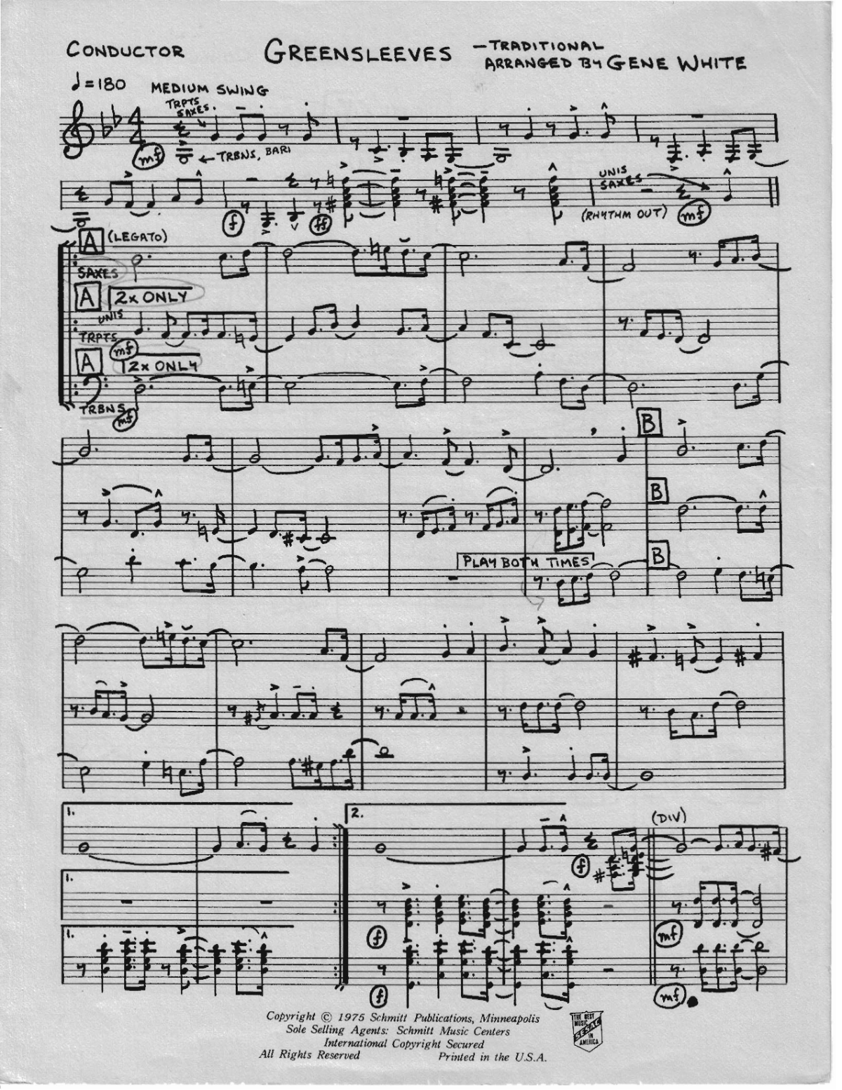 Greensleevs preview page 1