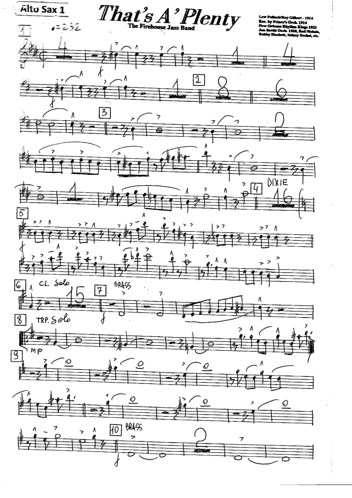 That's A Plenty (Lew Pollack) preview page 1