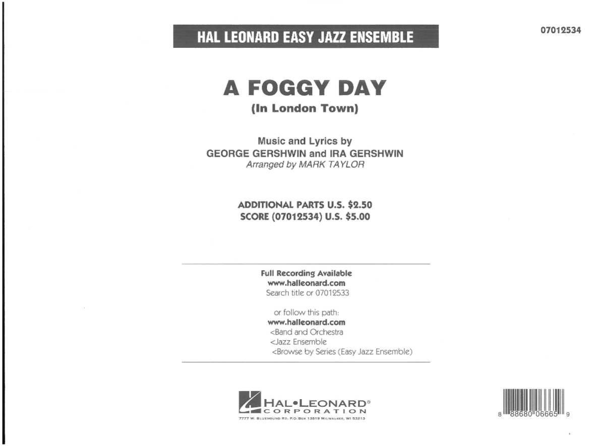 A Foggy Day preview page 1