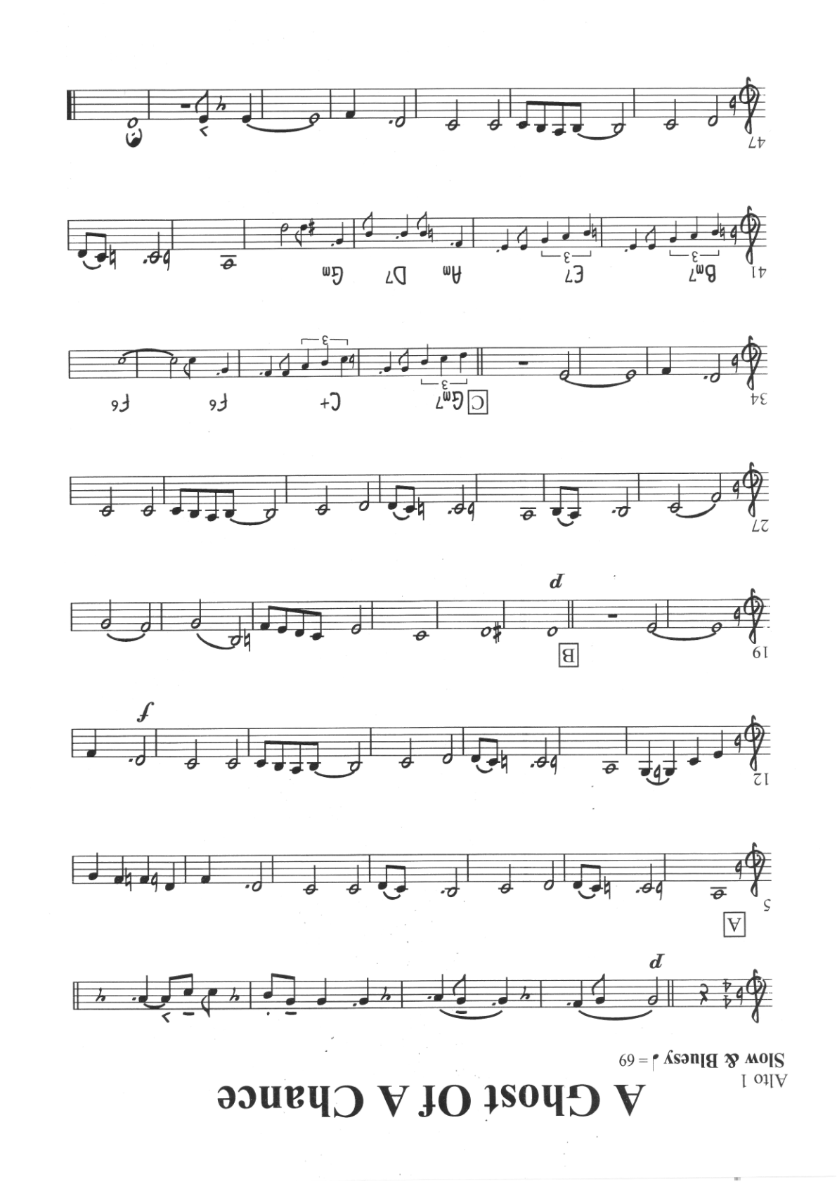 A Ghost Of A Chance score preview