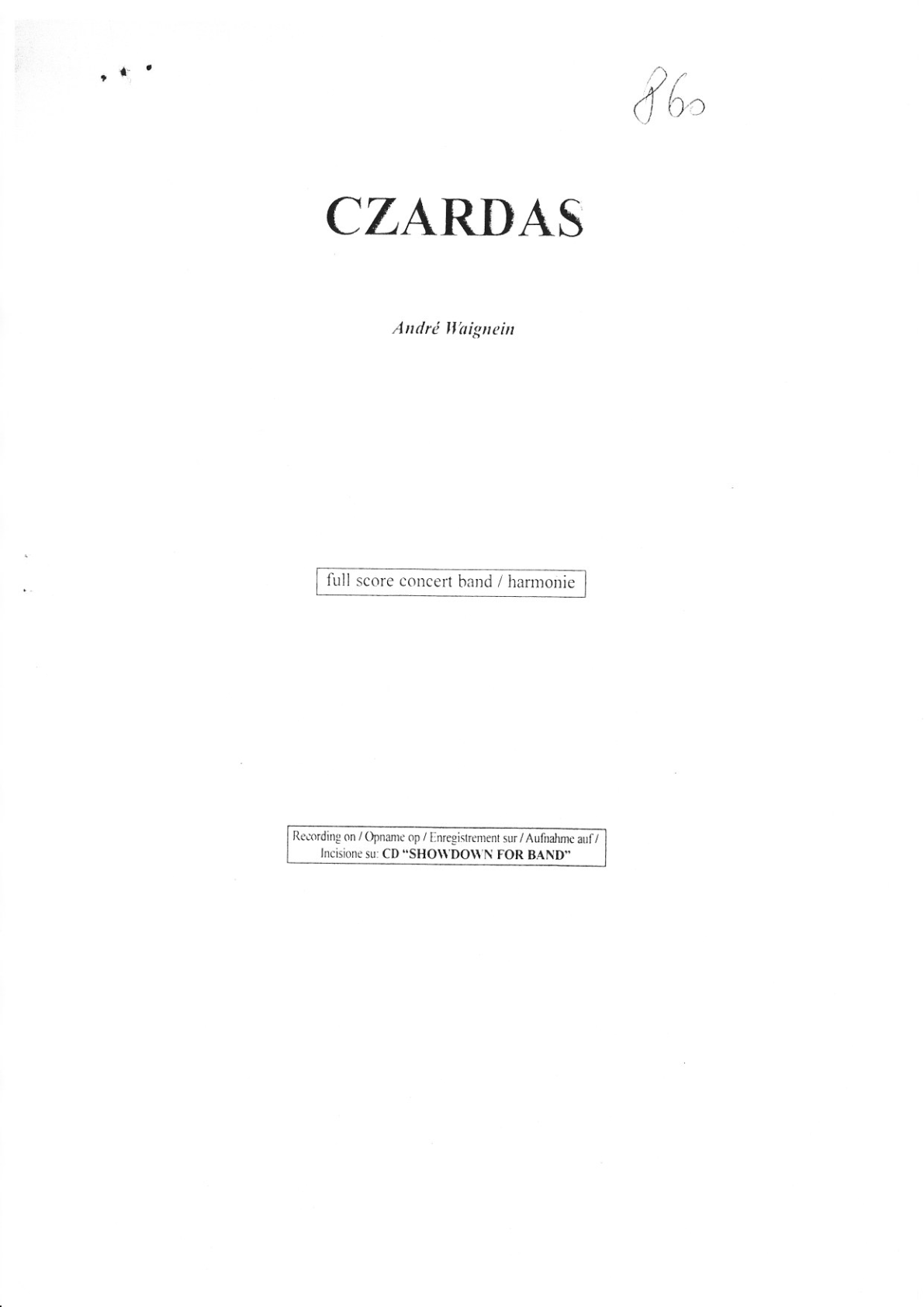 Czardas preview page 1
