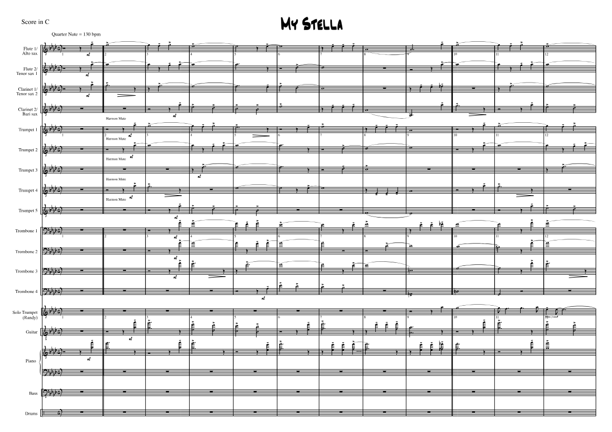 My Stella score preview